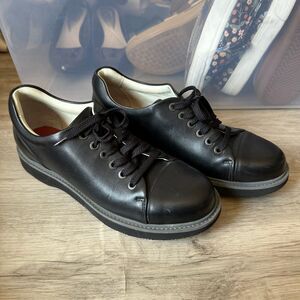 Samuel Hubbard DressFast Black Leather Sneaker US Men’s Size 7 Women’s Size 9